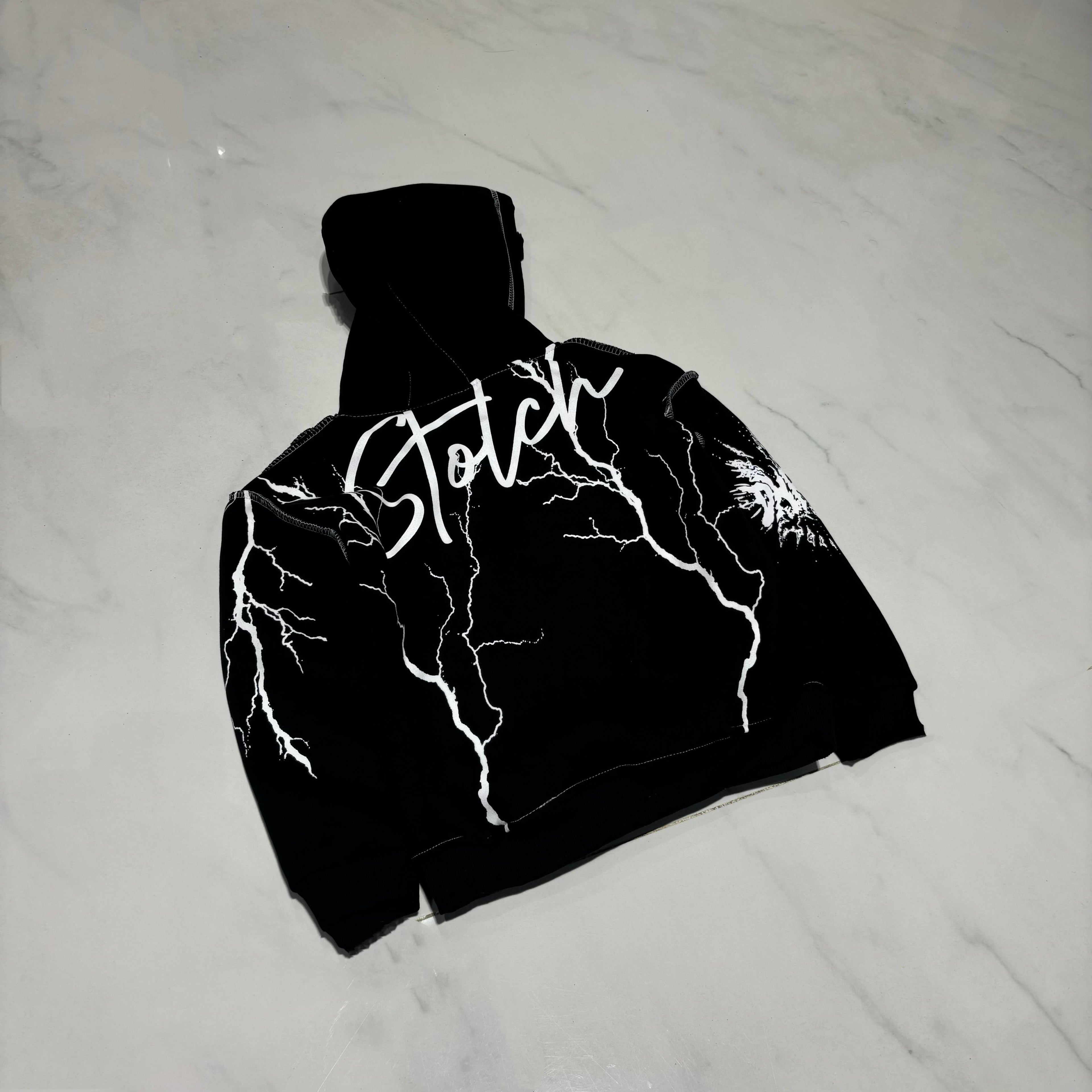 Black thunder Hoodie Kids