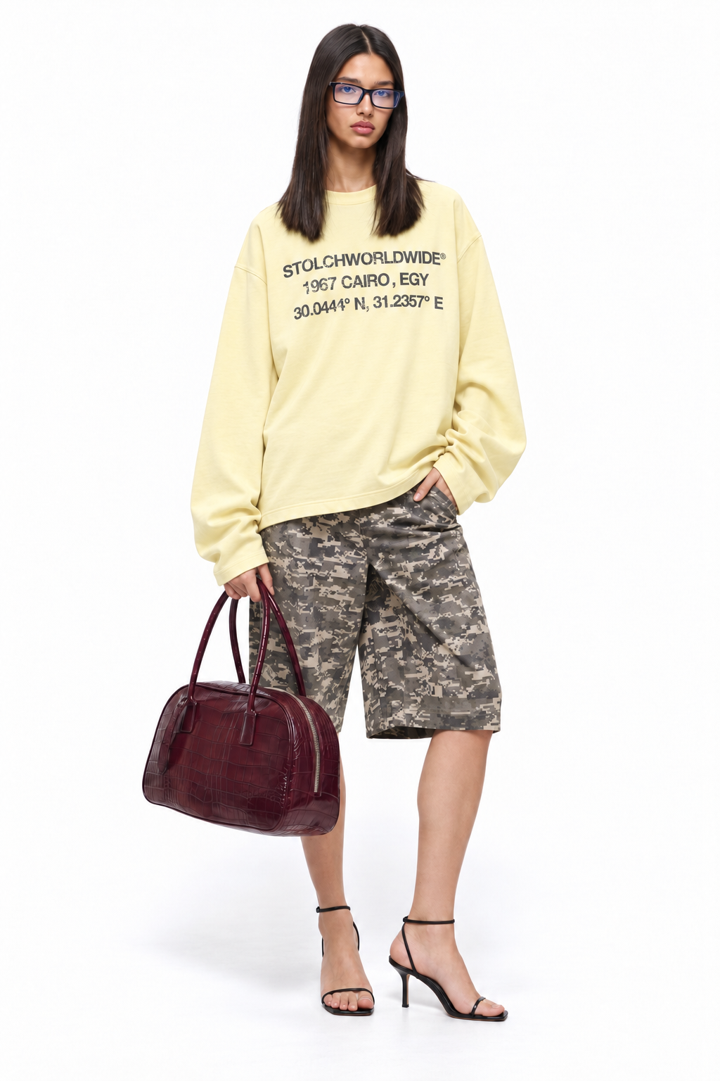 STOLCH 1967 Cairo Long Sleeve — Butter yellow, front