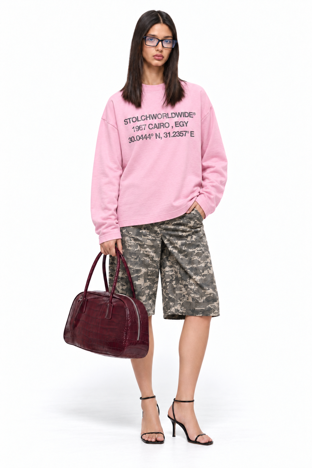 STOLCH 1967 Cairo Long Sleeve — Pink, front