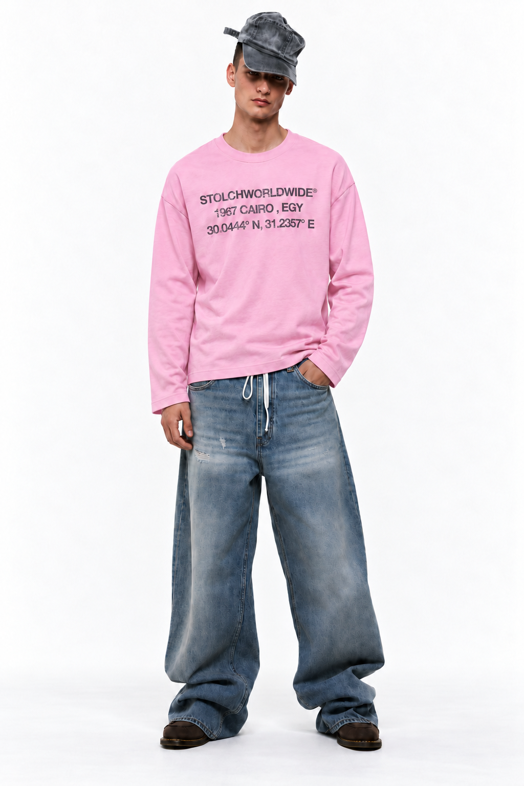 STOLCH 1967 Cairo Long Sleeve — Pink, front