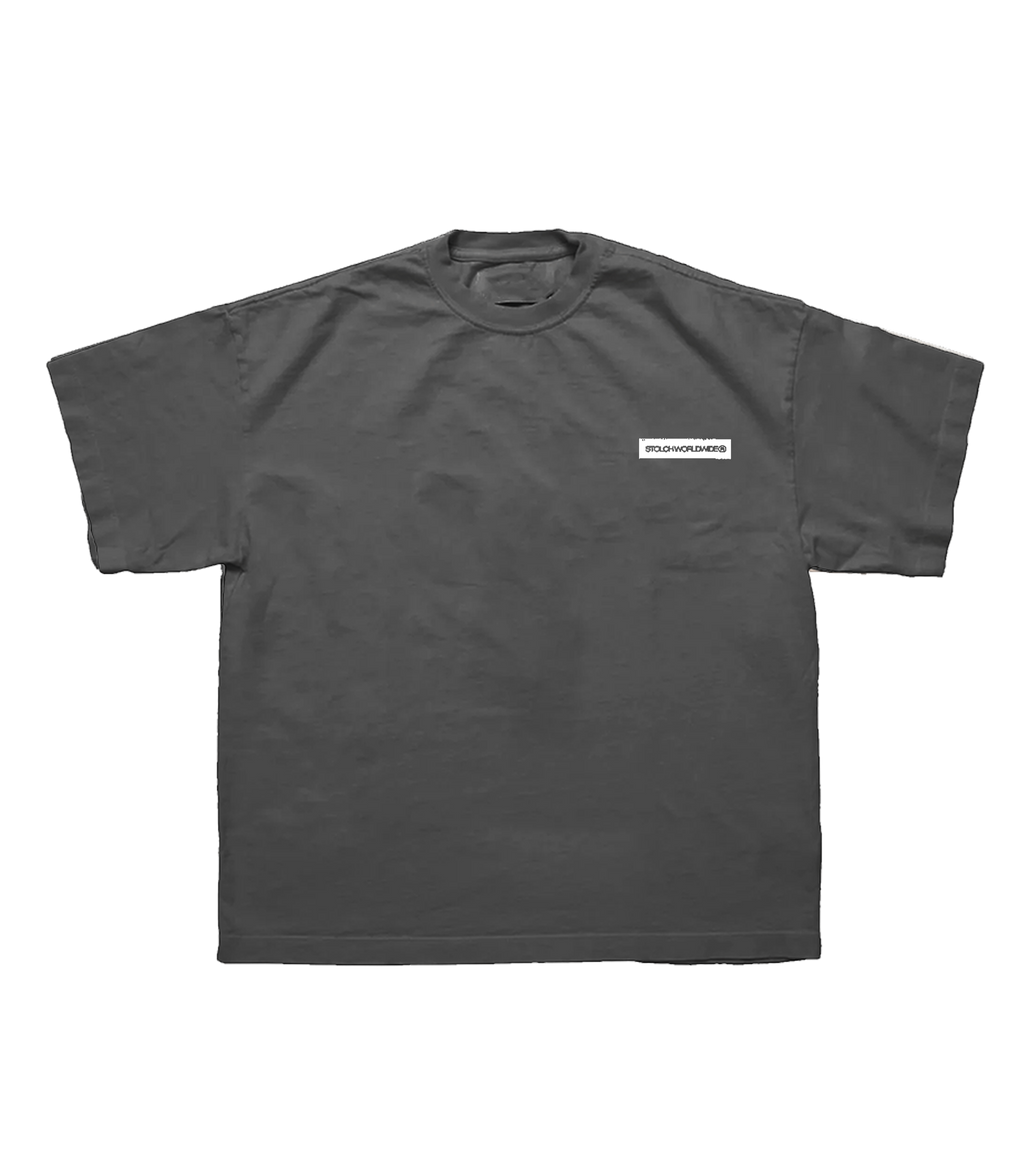 Caffeine Tee in Grey