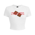 KitKat White Baby Tee