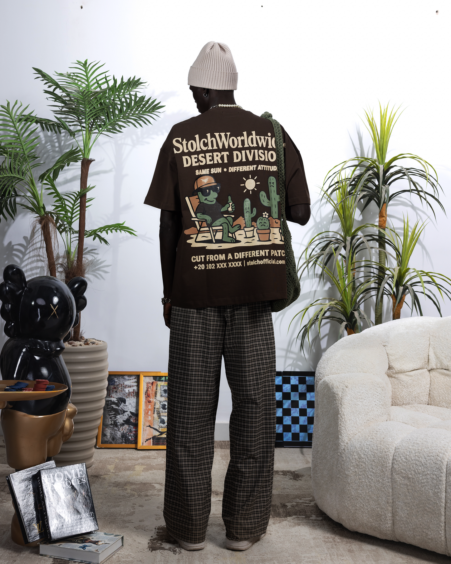 Cactus Brown Tee