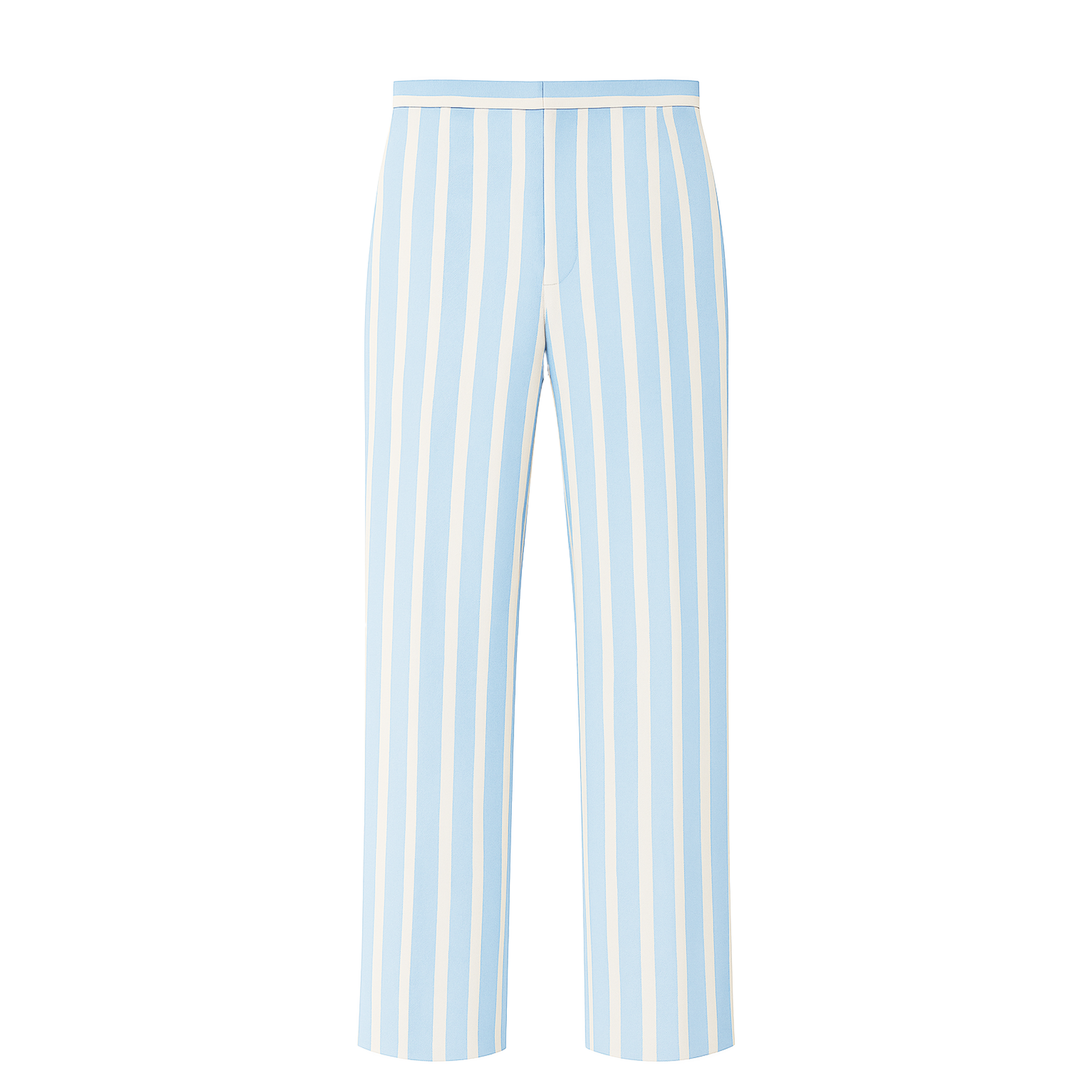 LINES PANTS IN BABY BLUE