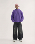 Purple knit sweater