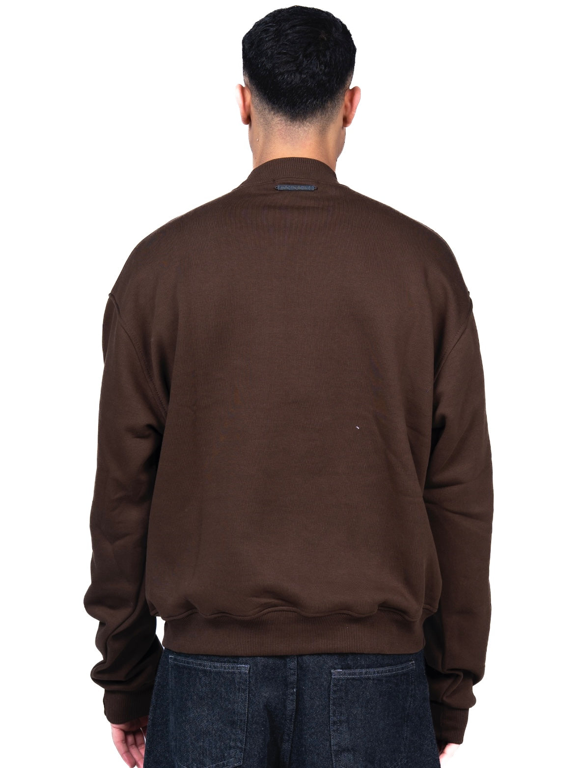 Brown Metal Crewneck