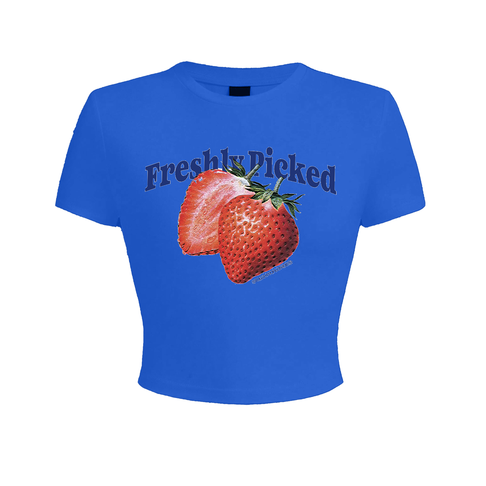 FRESHLY PICKED BLUE BABY TEE