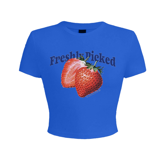 FRESHLY PICKED BLUE BABY TEE