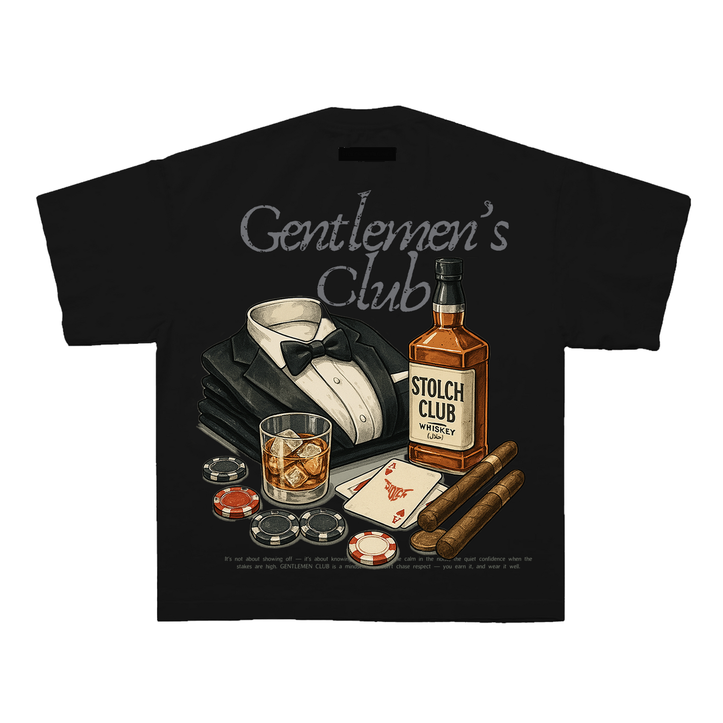 Gentleman Black Tee