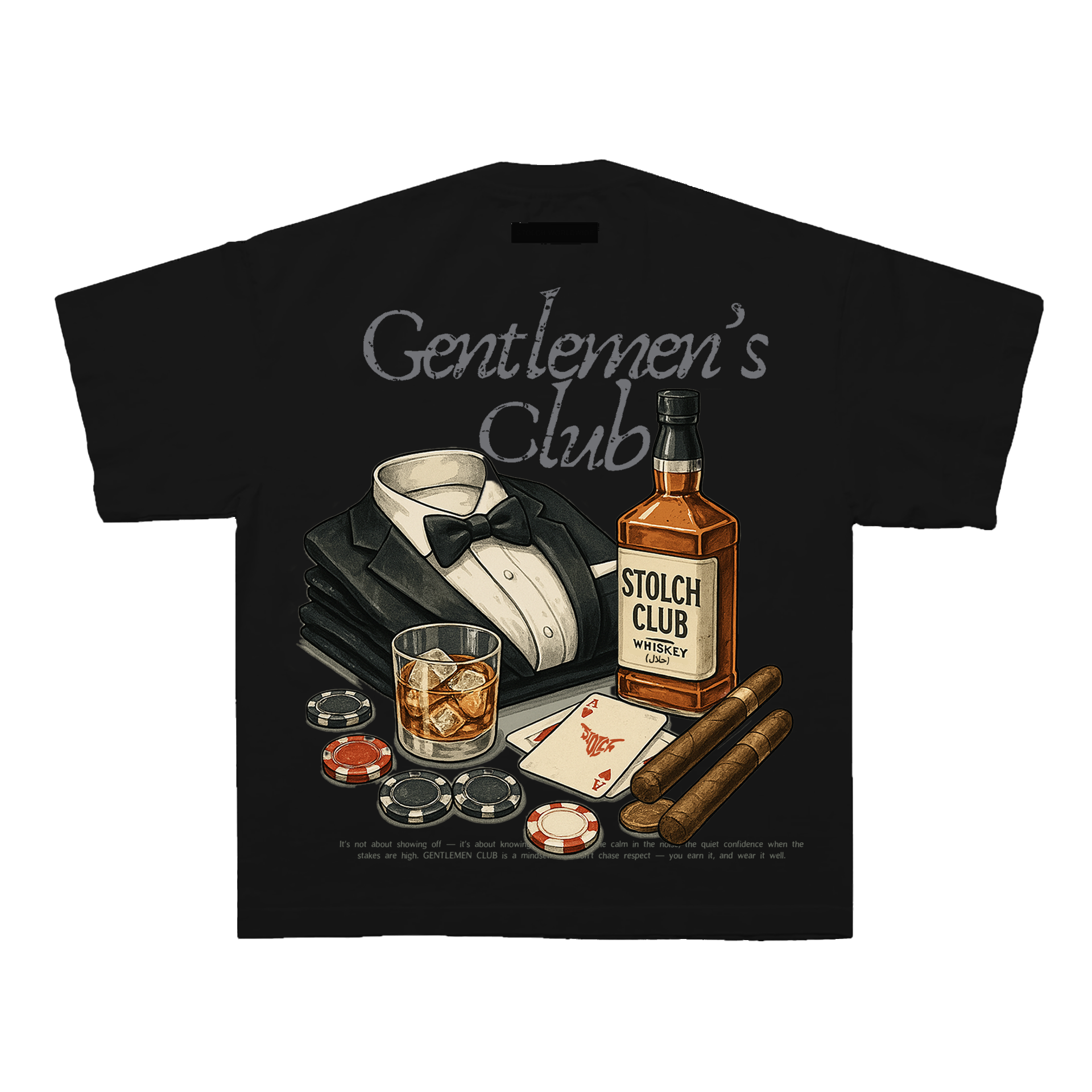 Gentleman Black Tee