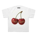 Cherry white tee