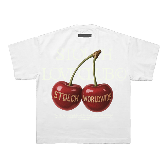 Cherry white tee