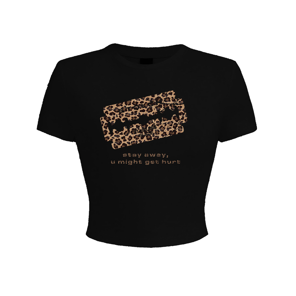 Black Stay Away baby tee