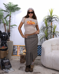 Beige caramel Baby Tee