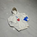 Heart White Hoodie Kids