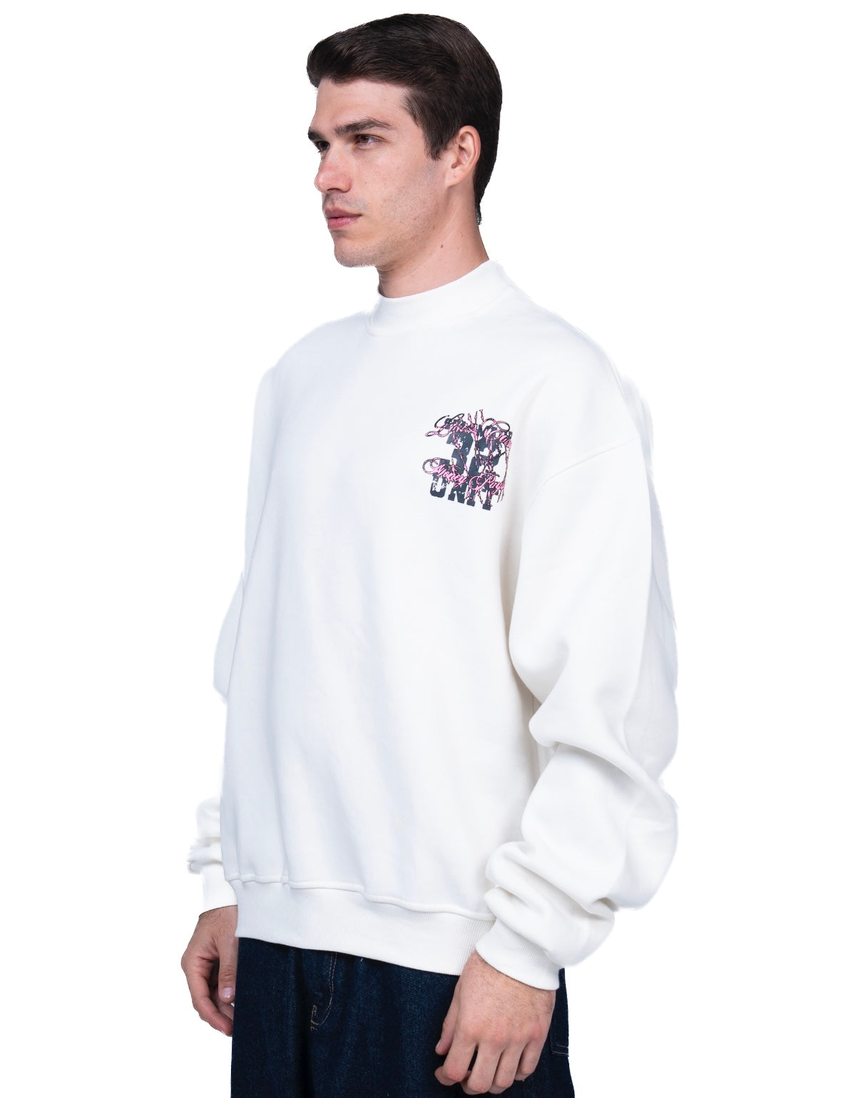 32 White Crewneck