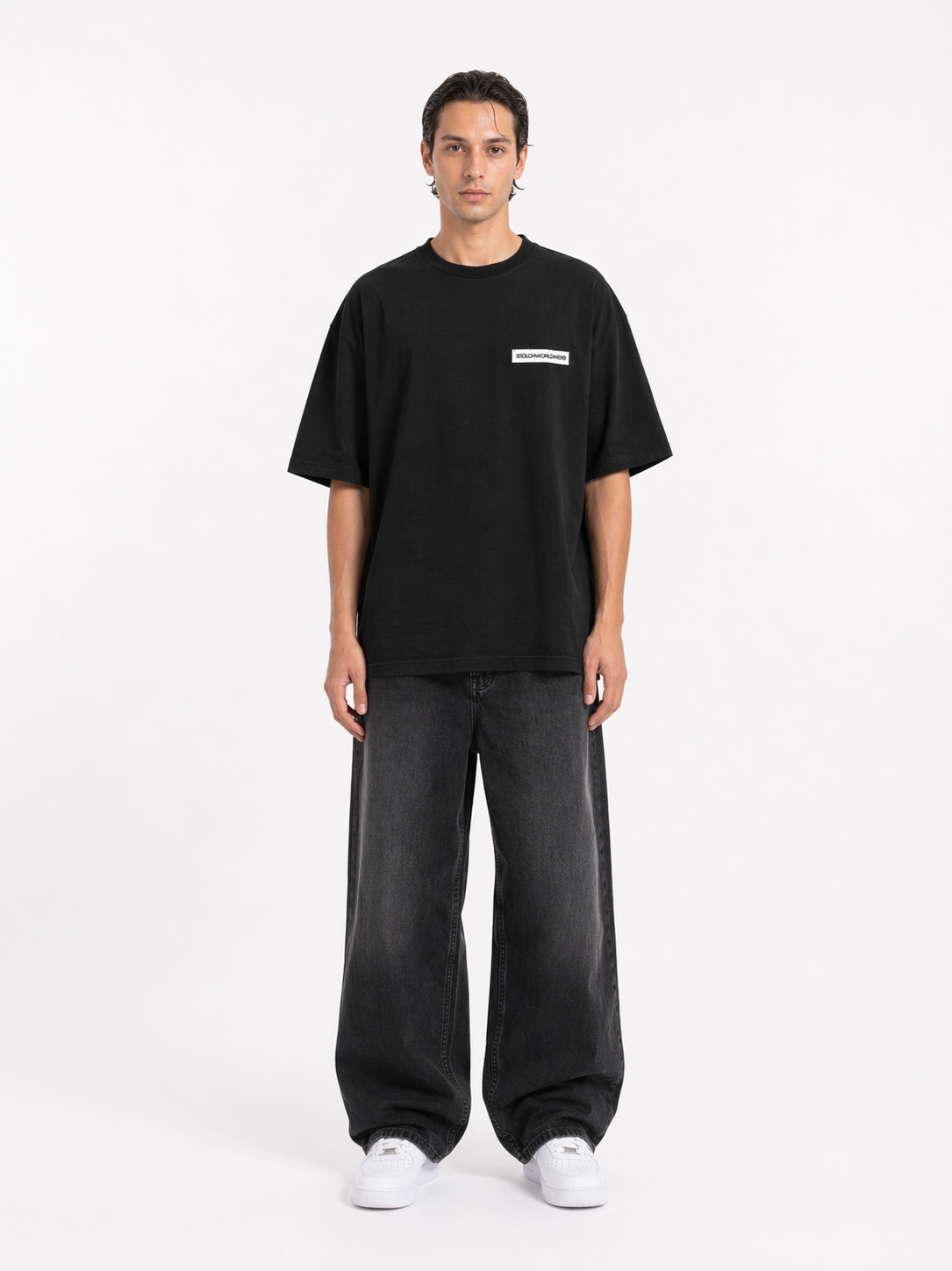 Caffeine Tee in Black
