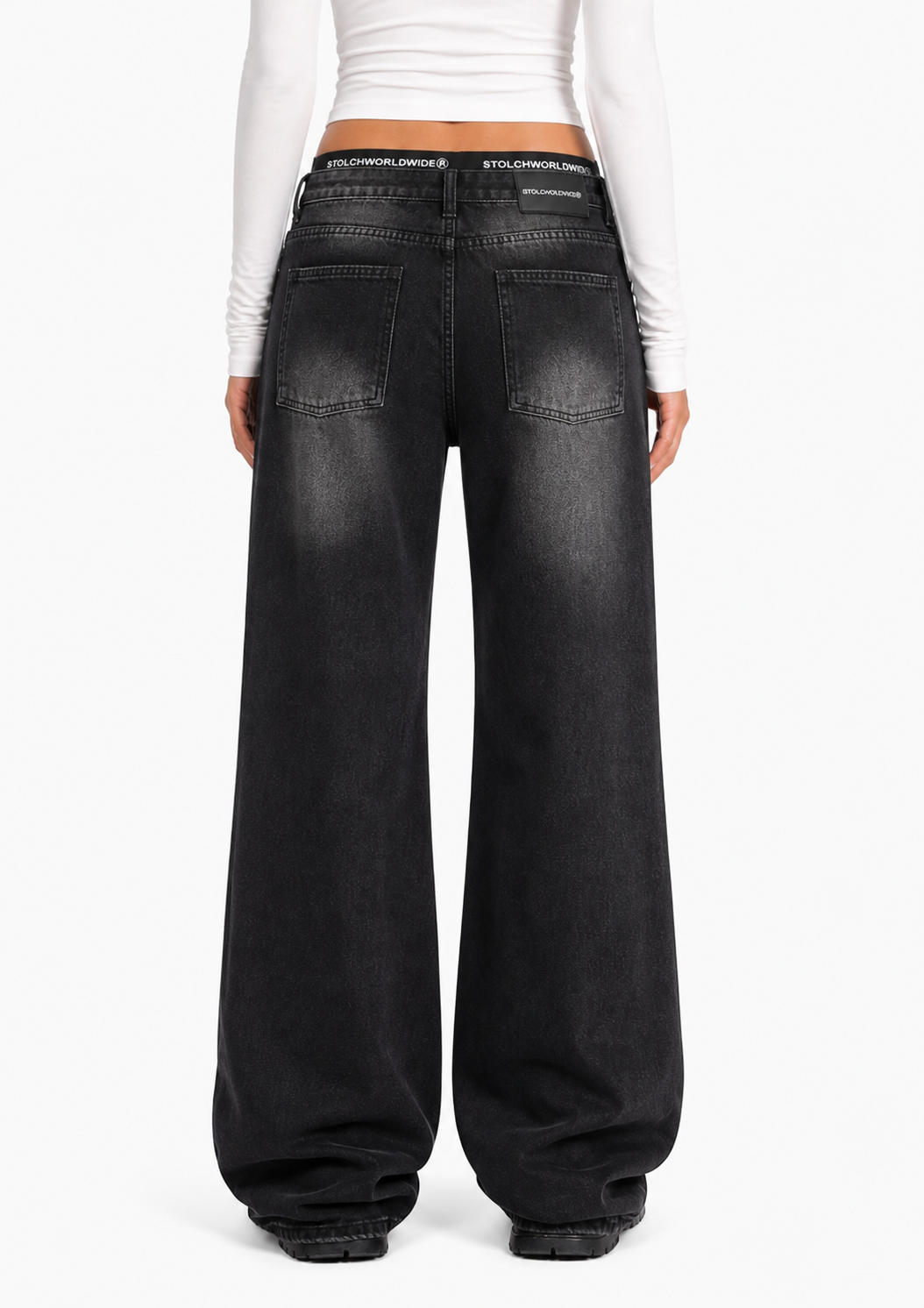 Black Boxer Jeans | Unisex