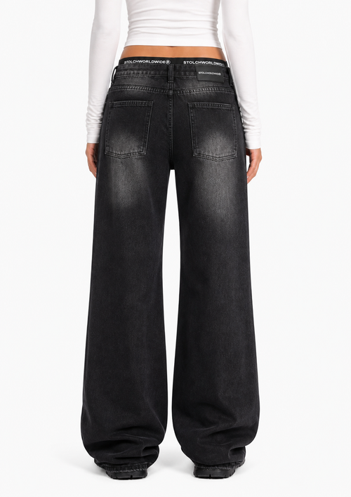 Black Boxer Jeans | Unisex