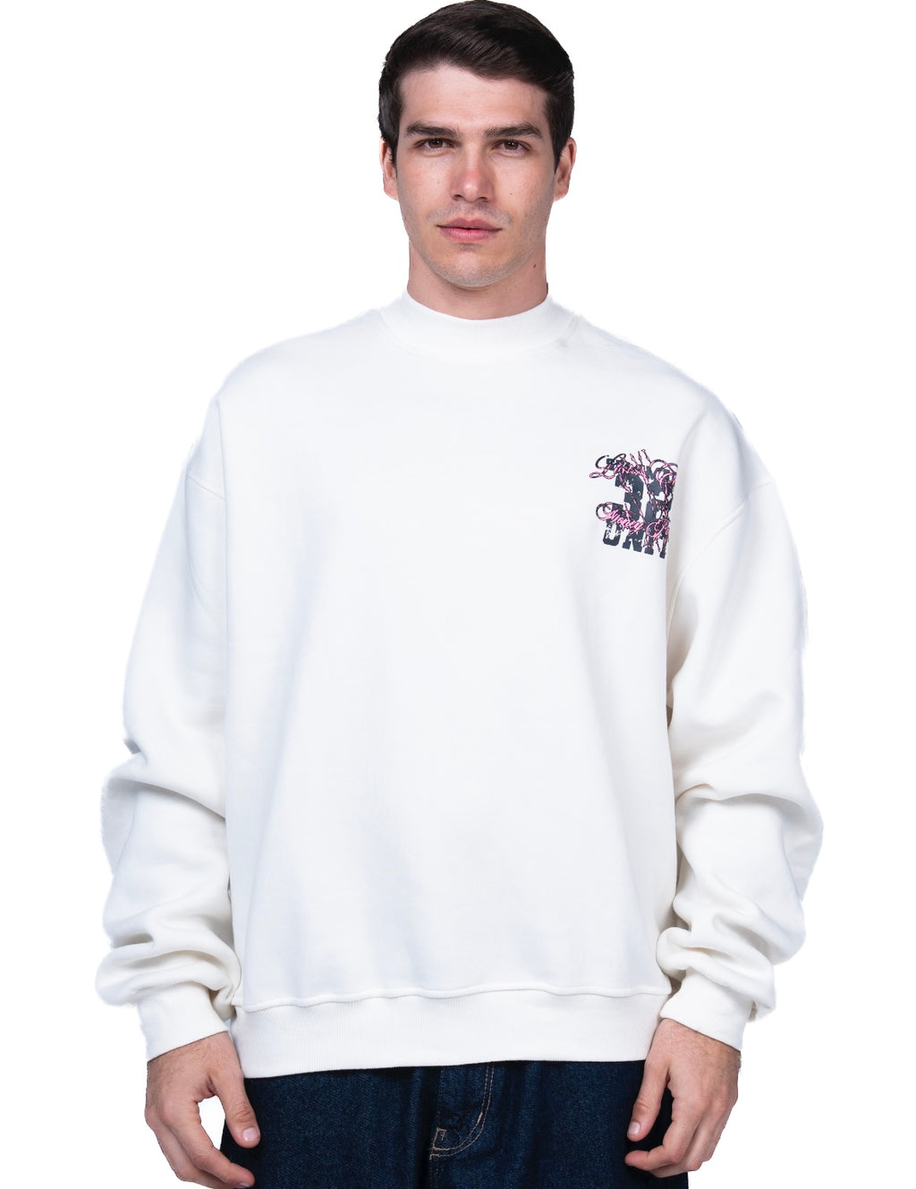 32 White Crewneck