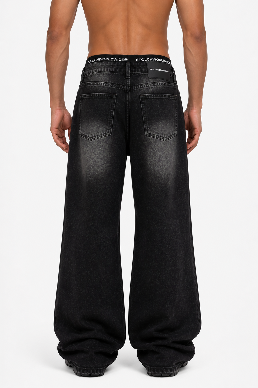 Black Boxer Jeans | Unisex
