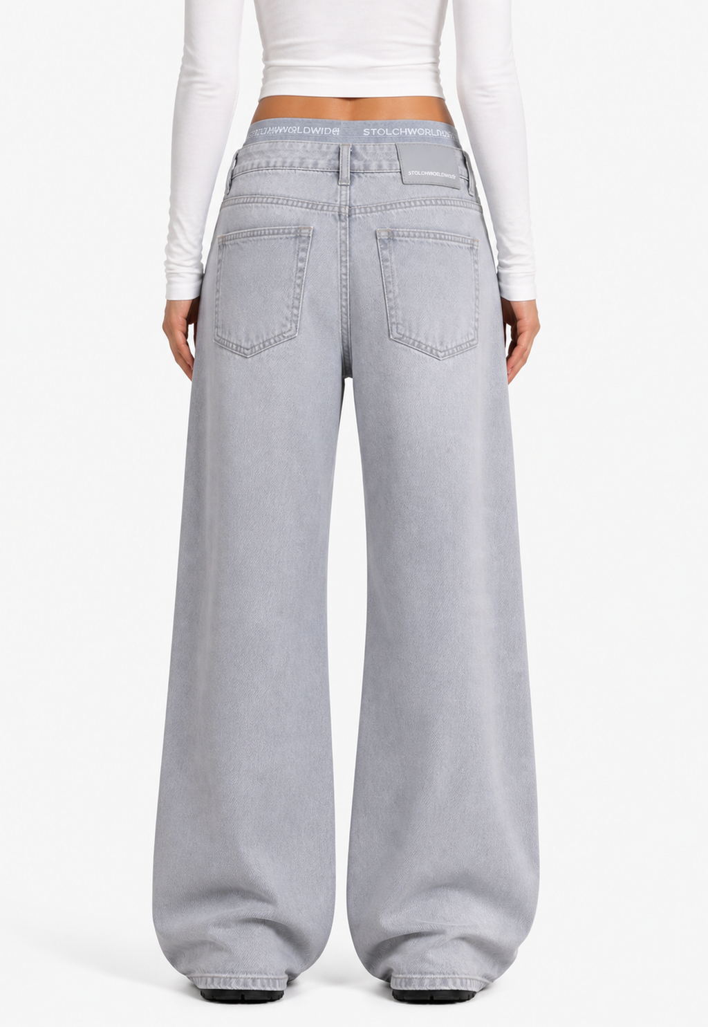 Silver Boxer Jeans | Unisex