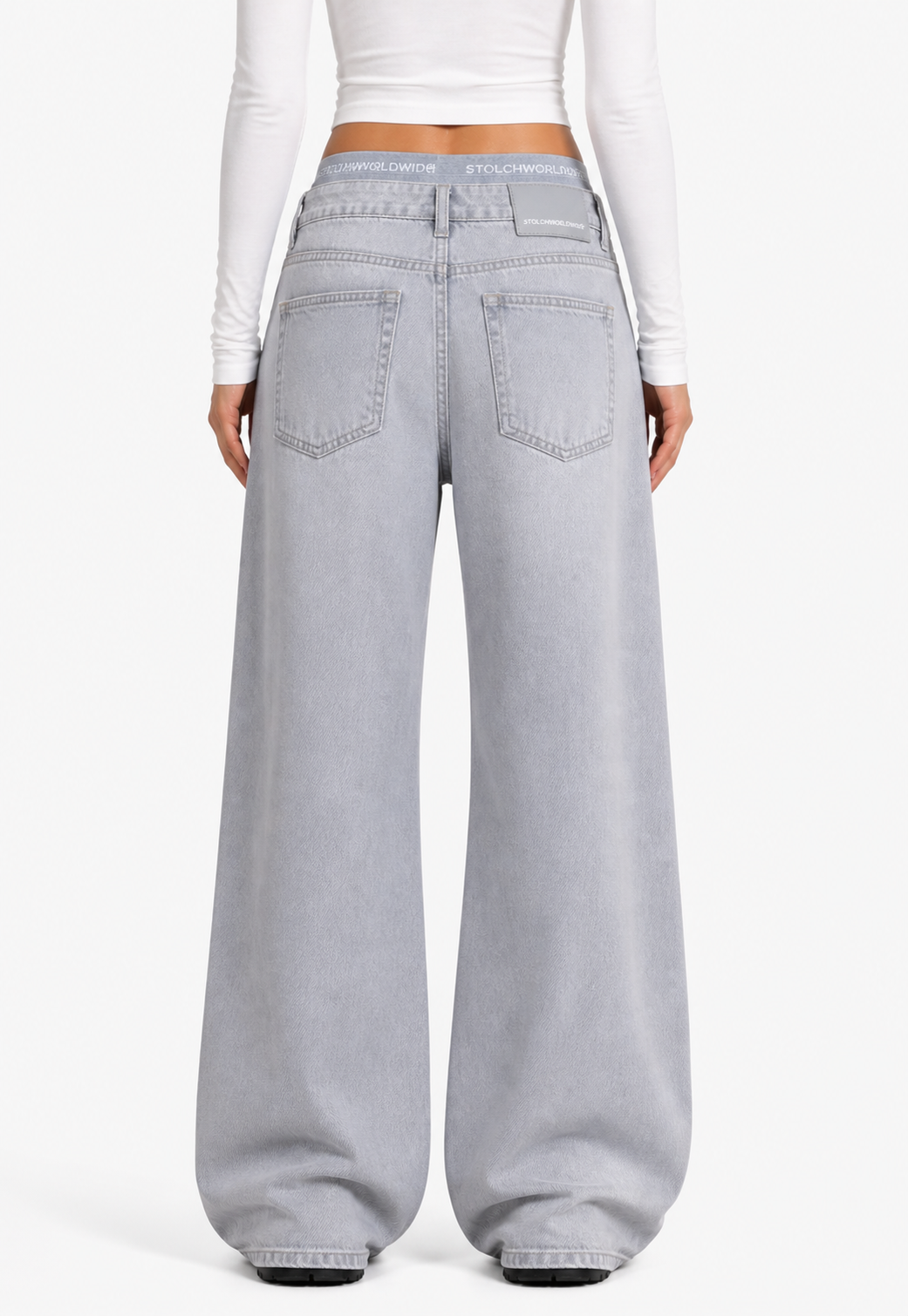 Silver Boxer Jeans | Unisex