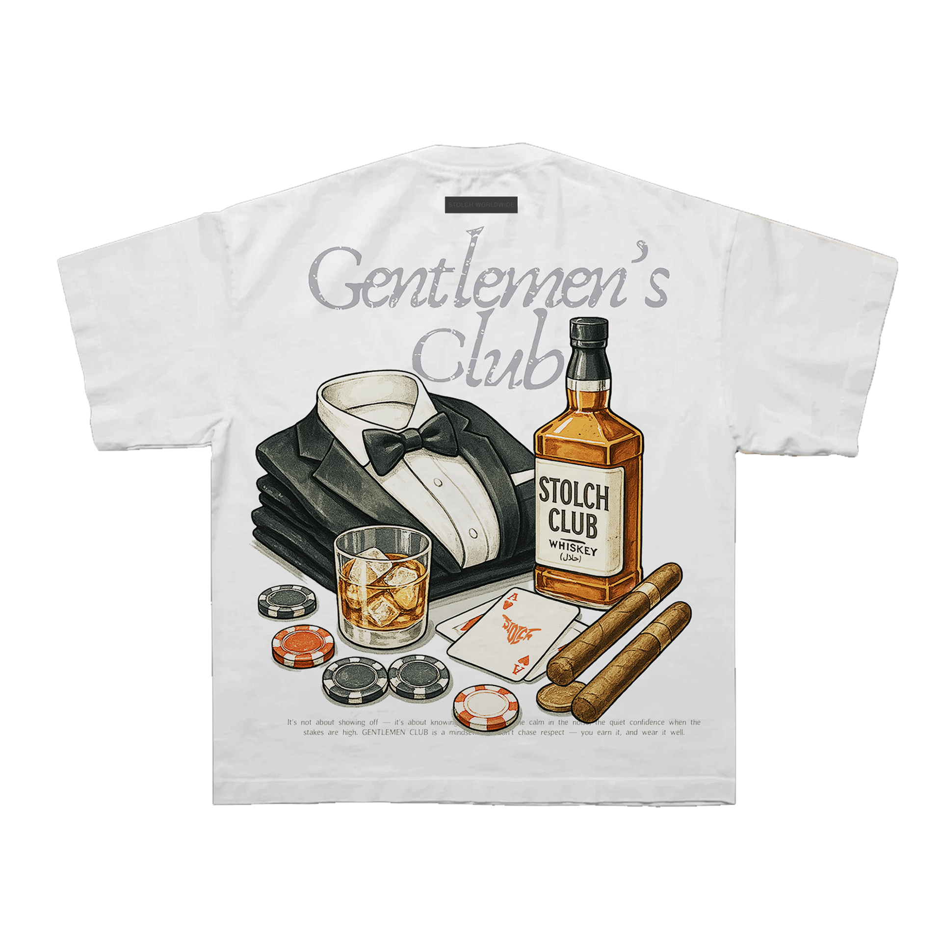 Gentleman White Tee