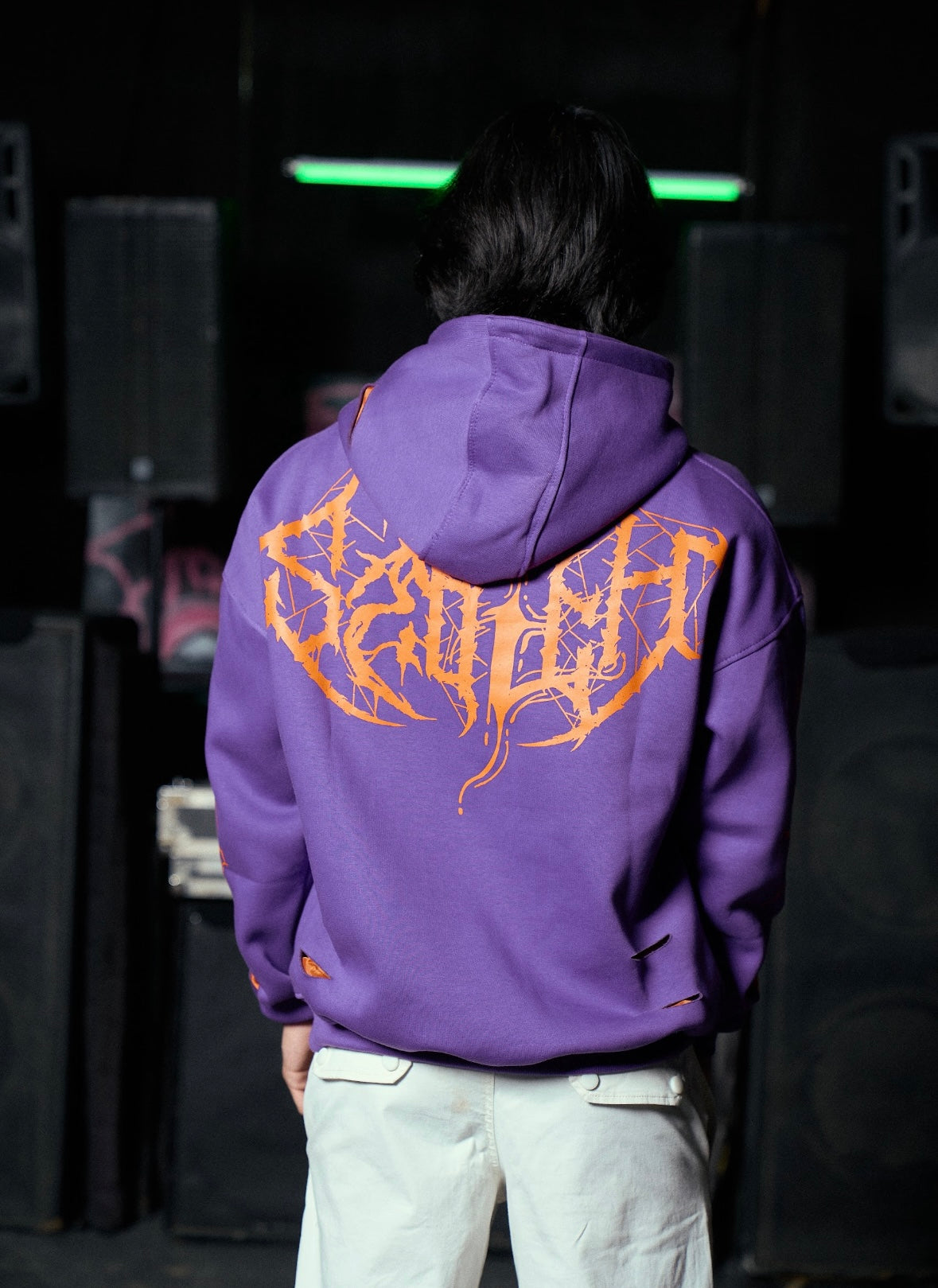 PURPLE CHROME HOODIE