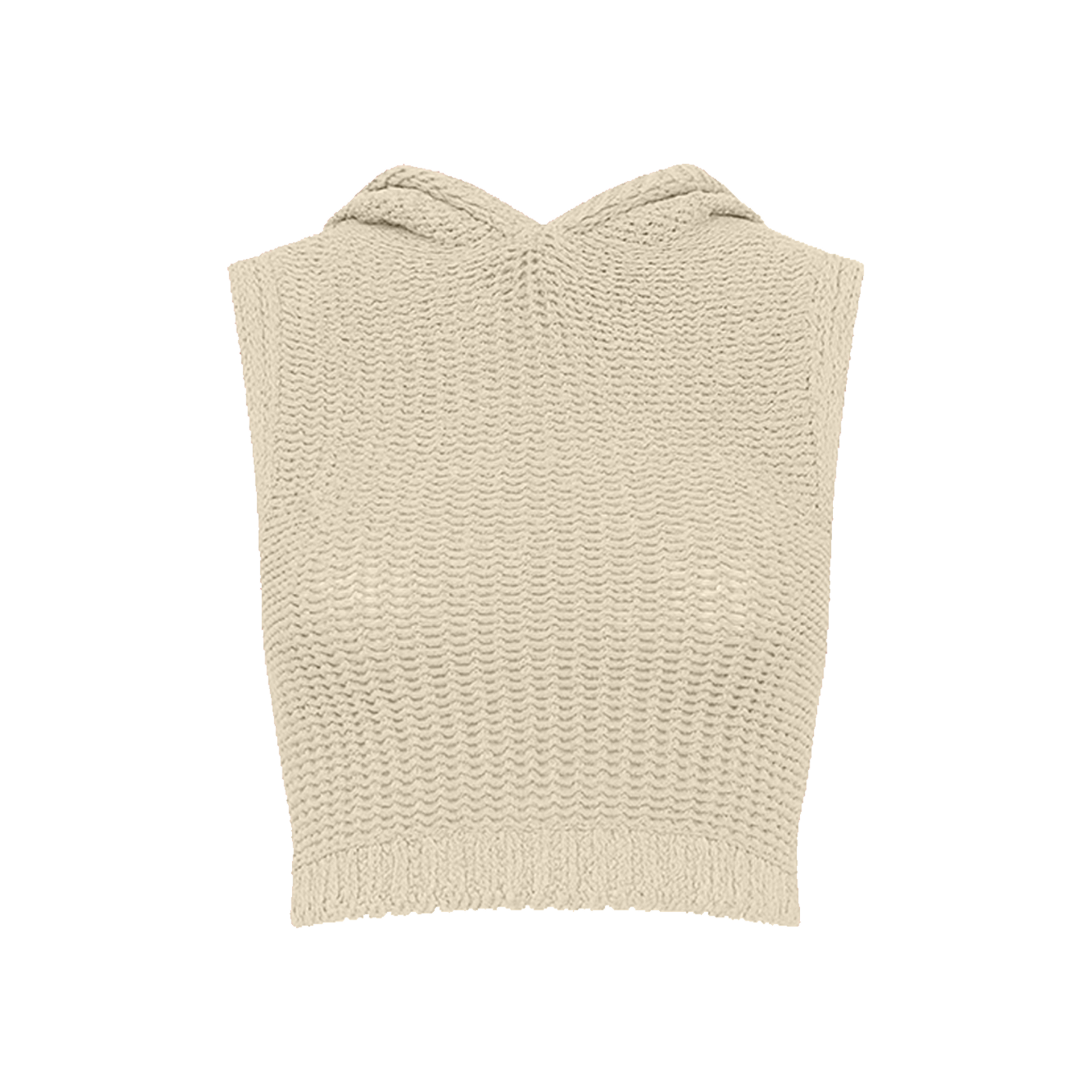 HOOD BEIGE TOP
