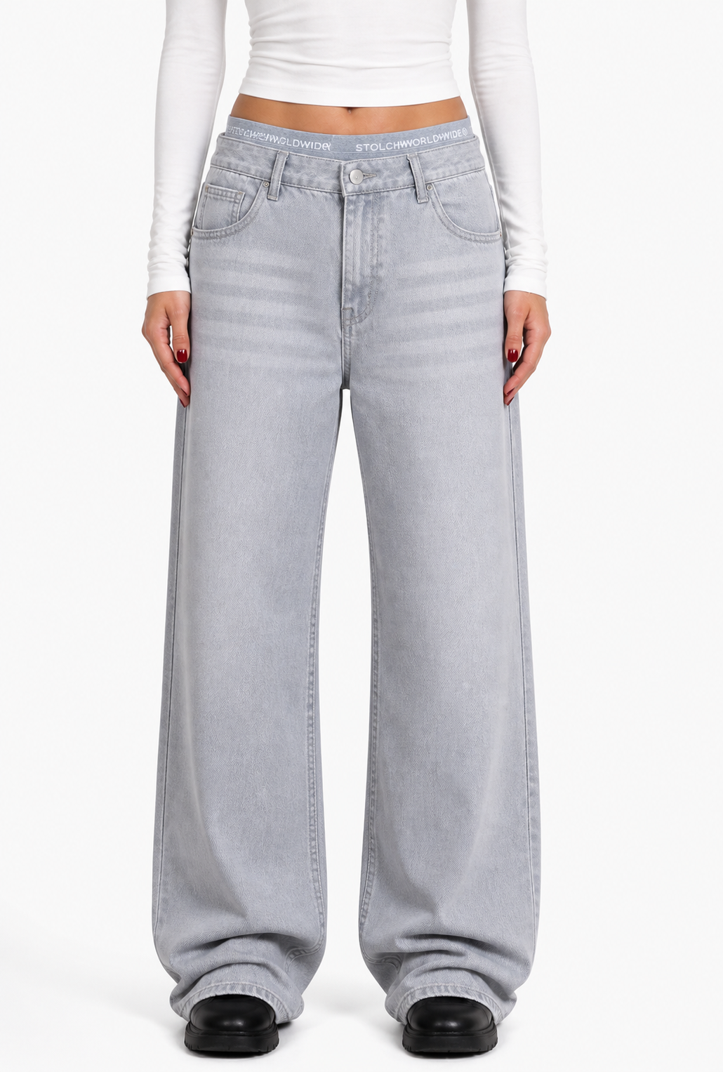 Silver Boxer Jeans | Unisex