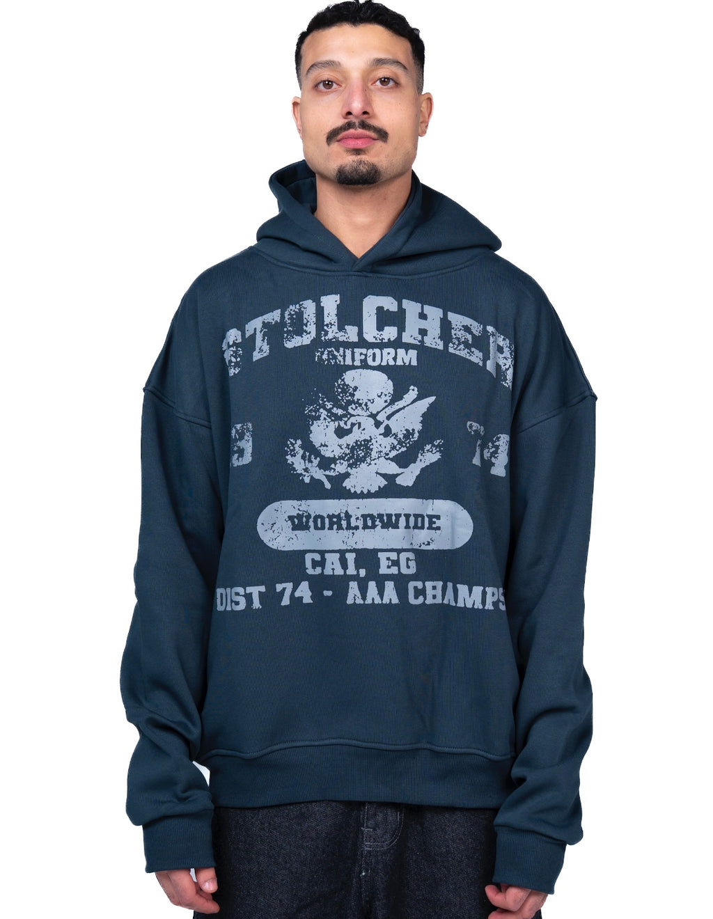Grey Stolcher Hoodie