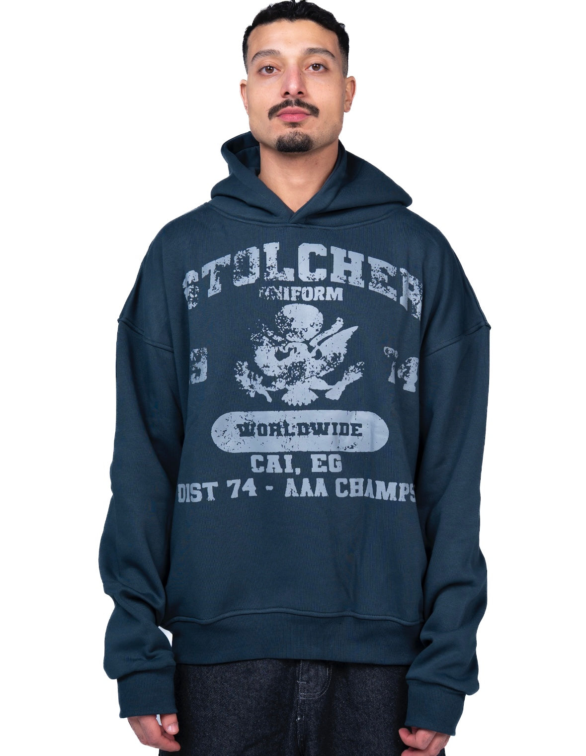 Grey Stolcher Hoodie