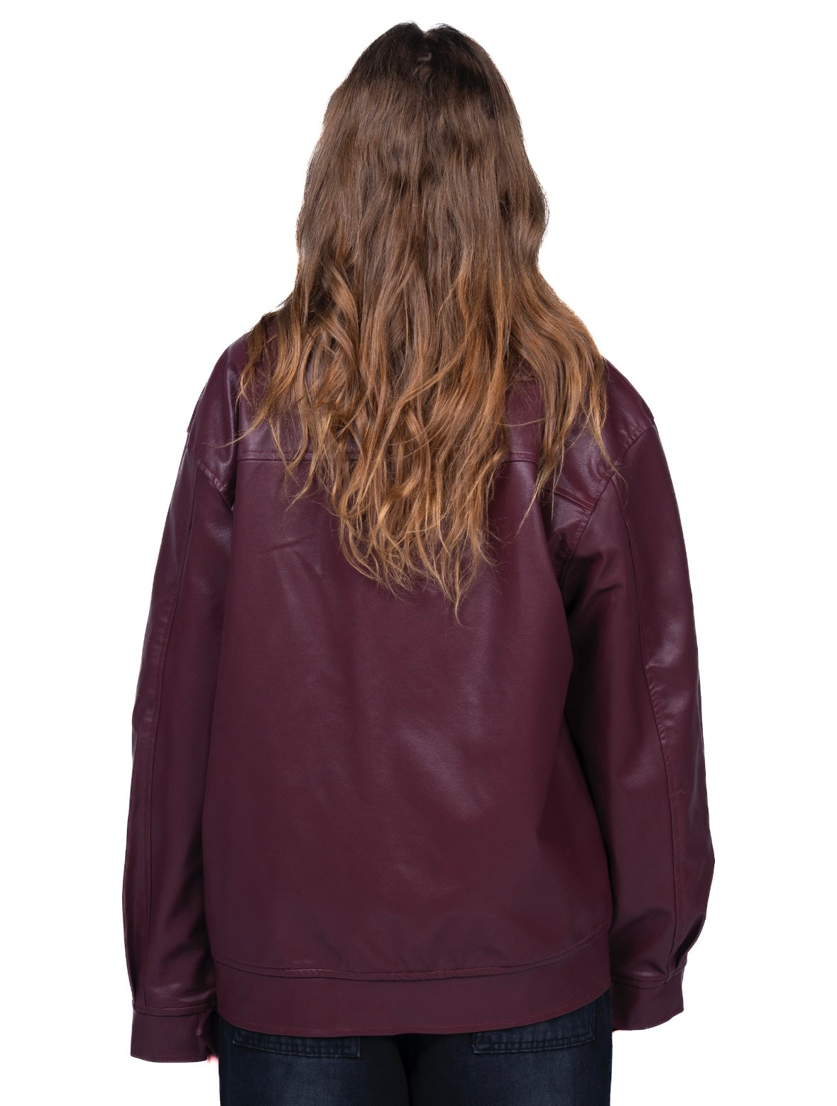 Burgundy Leather Jacket