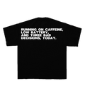 Caffeine Tee in Black