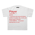 Player White Tee