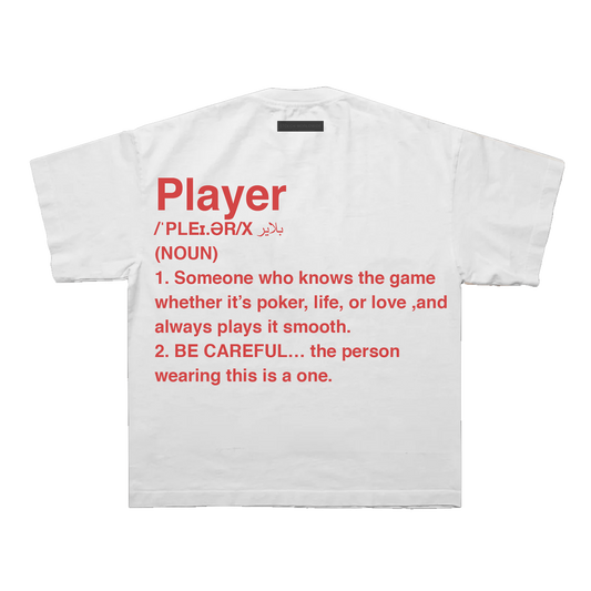 Player White Tee