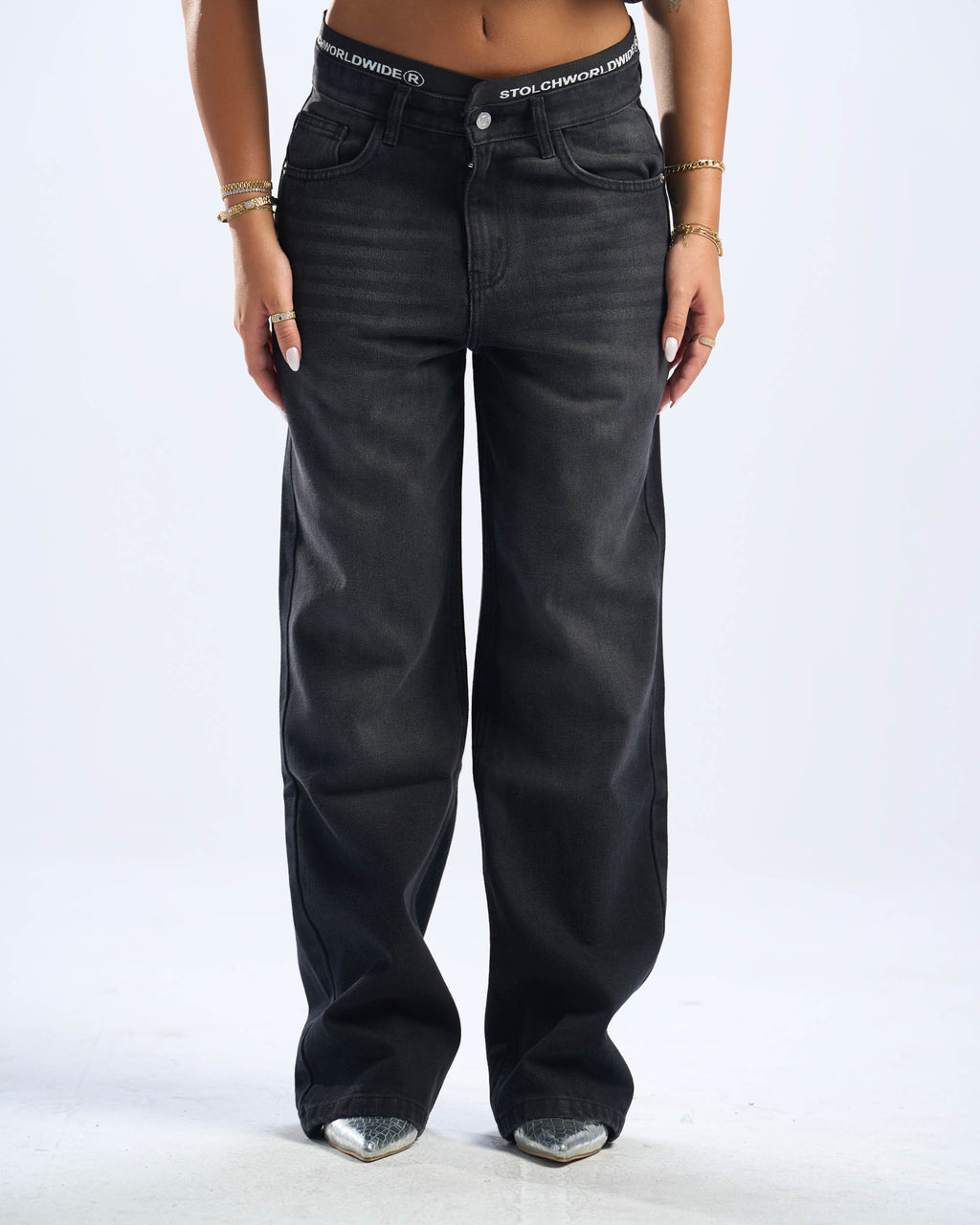 Black Boxer Jeans | Unisex