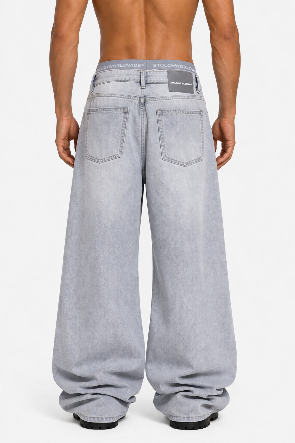 Silver Boxer Jeans | Unisex