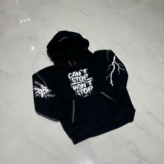 Black thunder Hoodie Kids