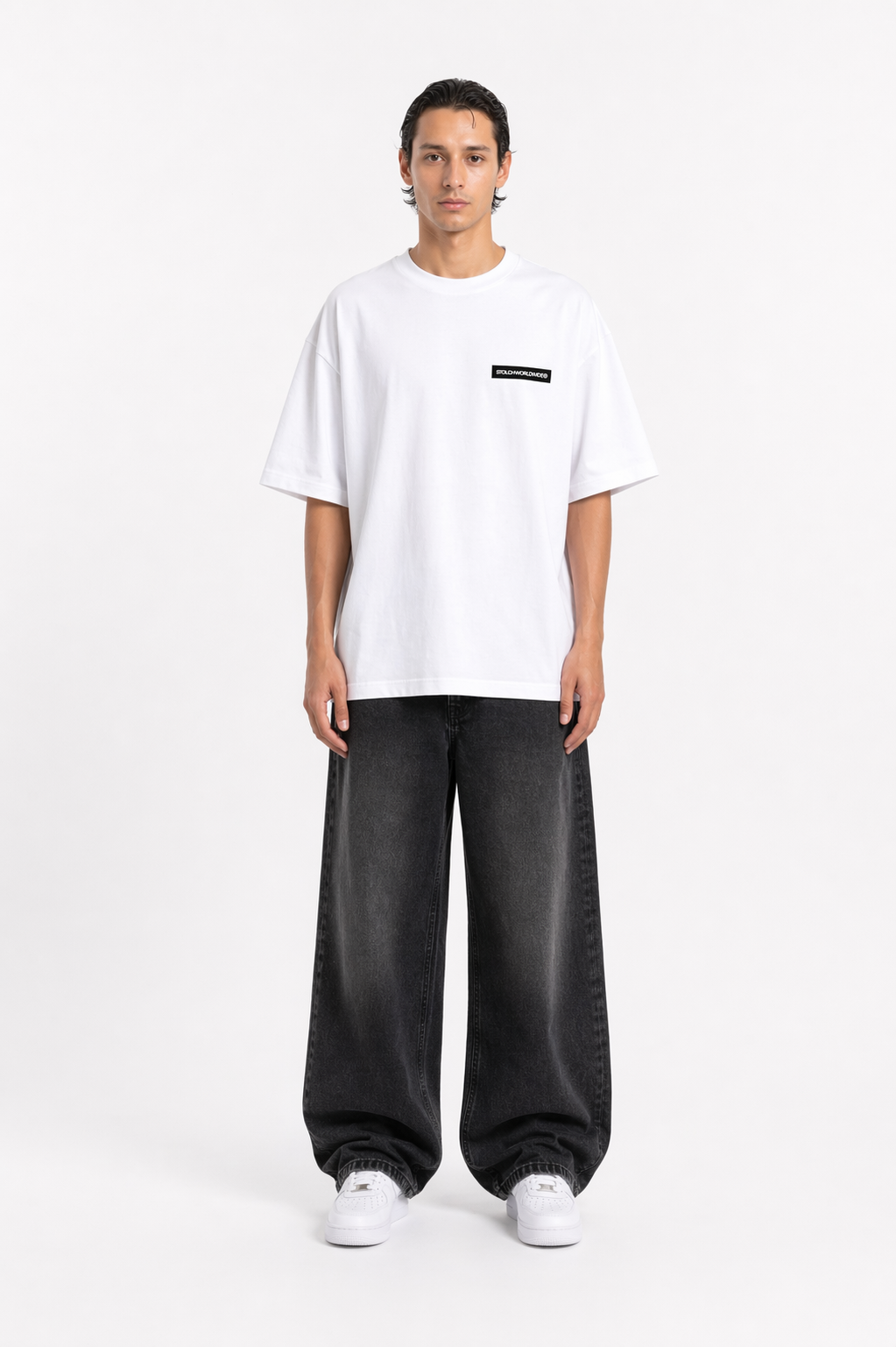 Caffeine Tee in White