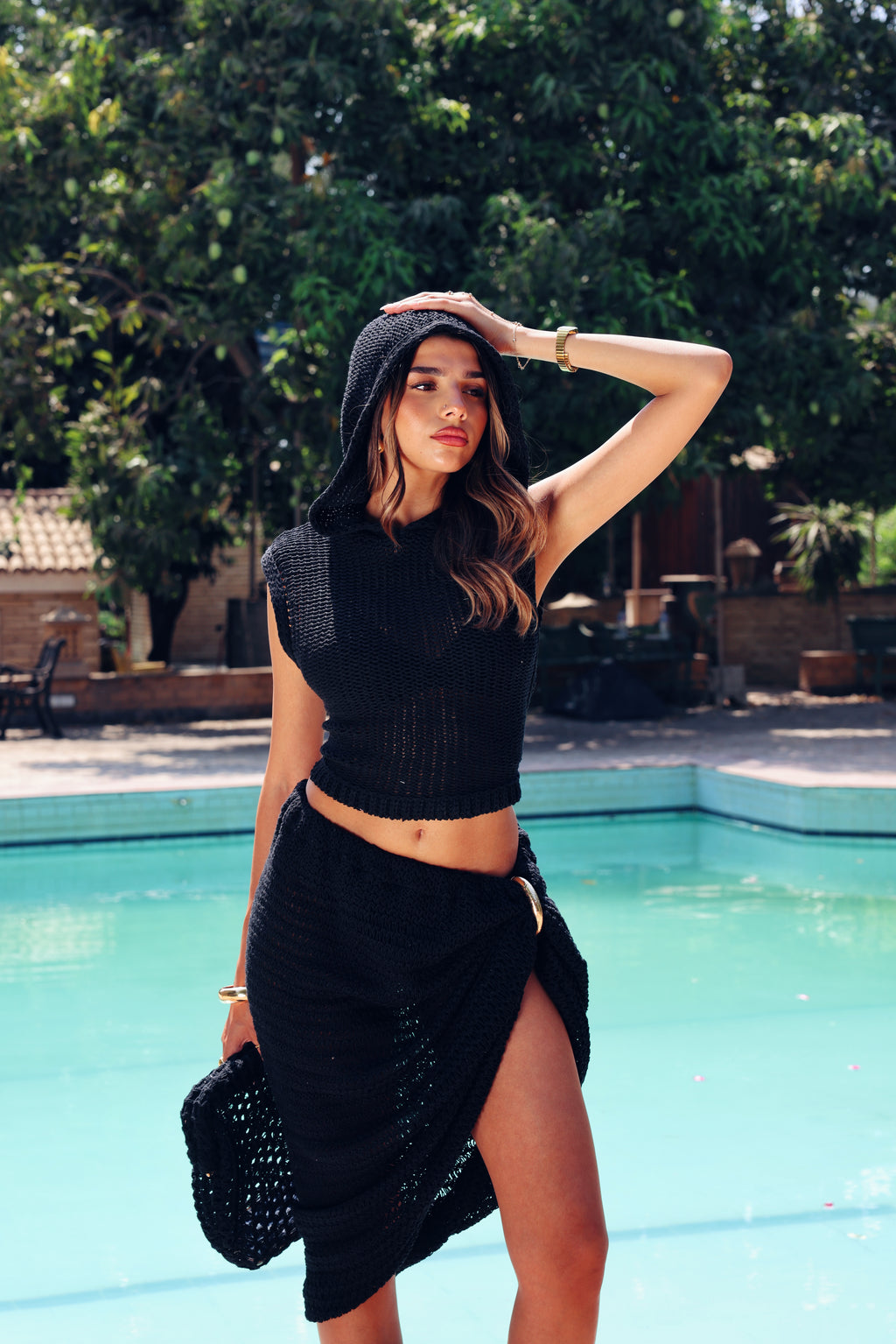 HOOD BLACK TOP