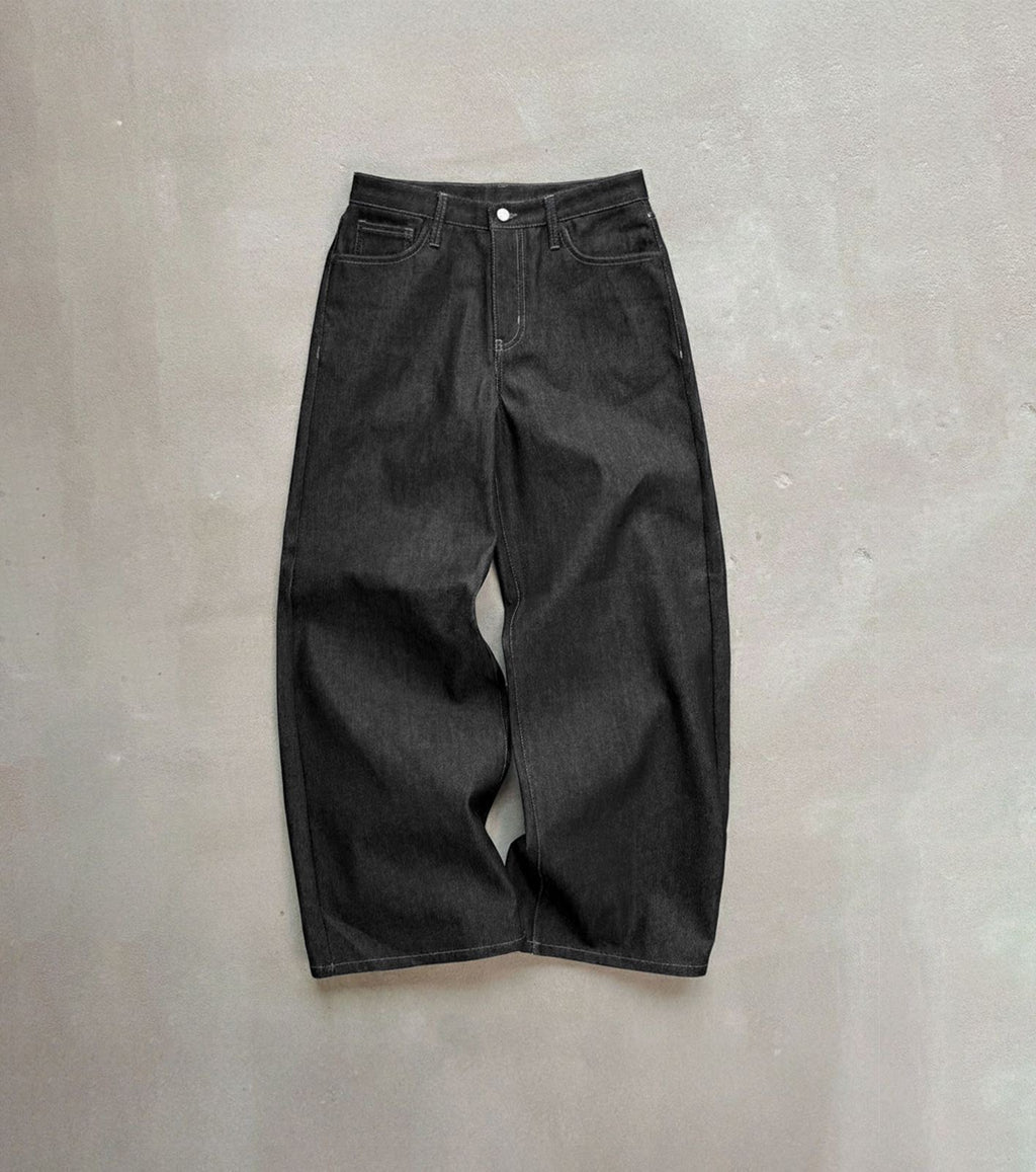 BLACK RAW DENIM