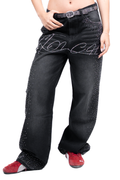 STOLCH STRASS DENIM IN BLACK