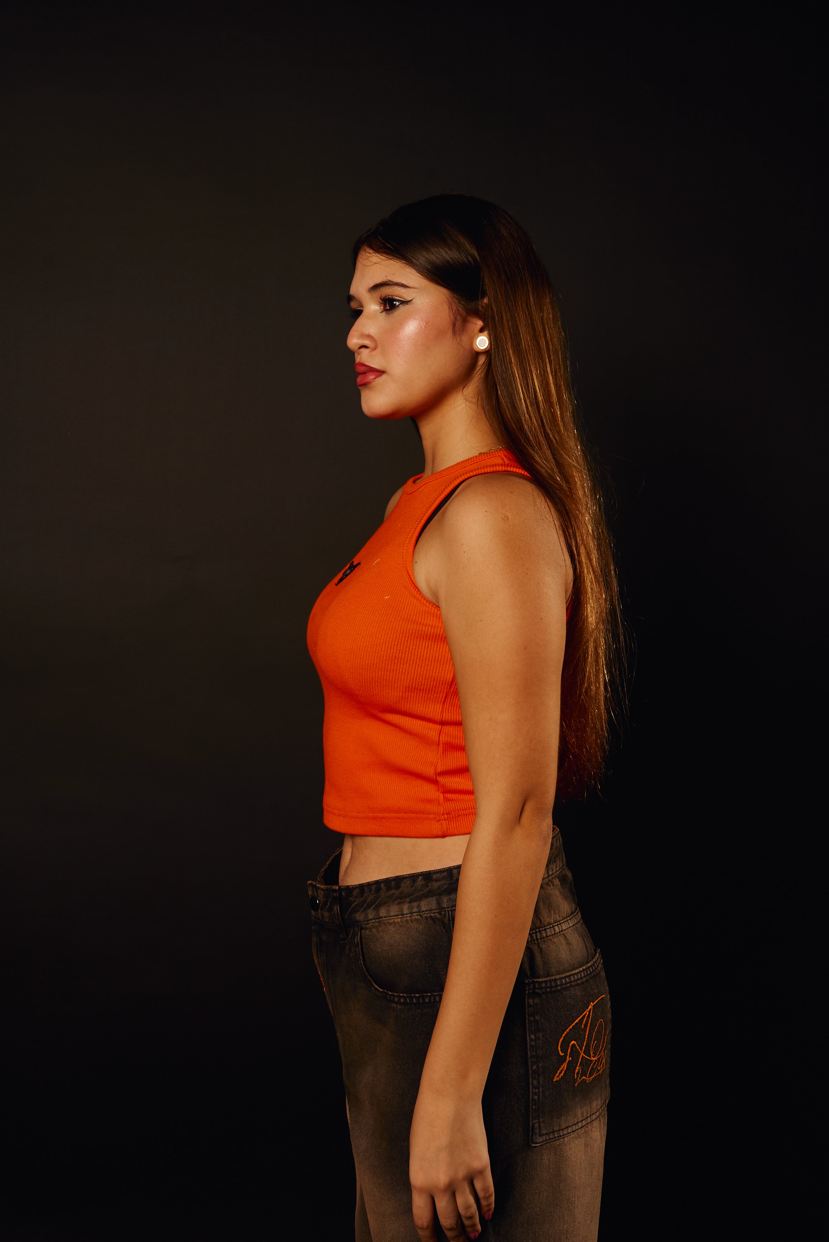 Orange Tank top
