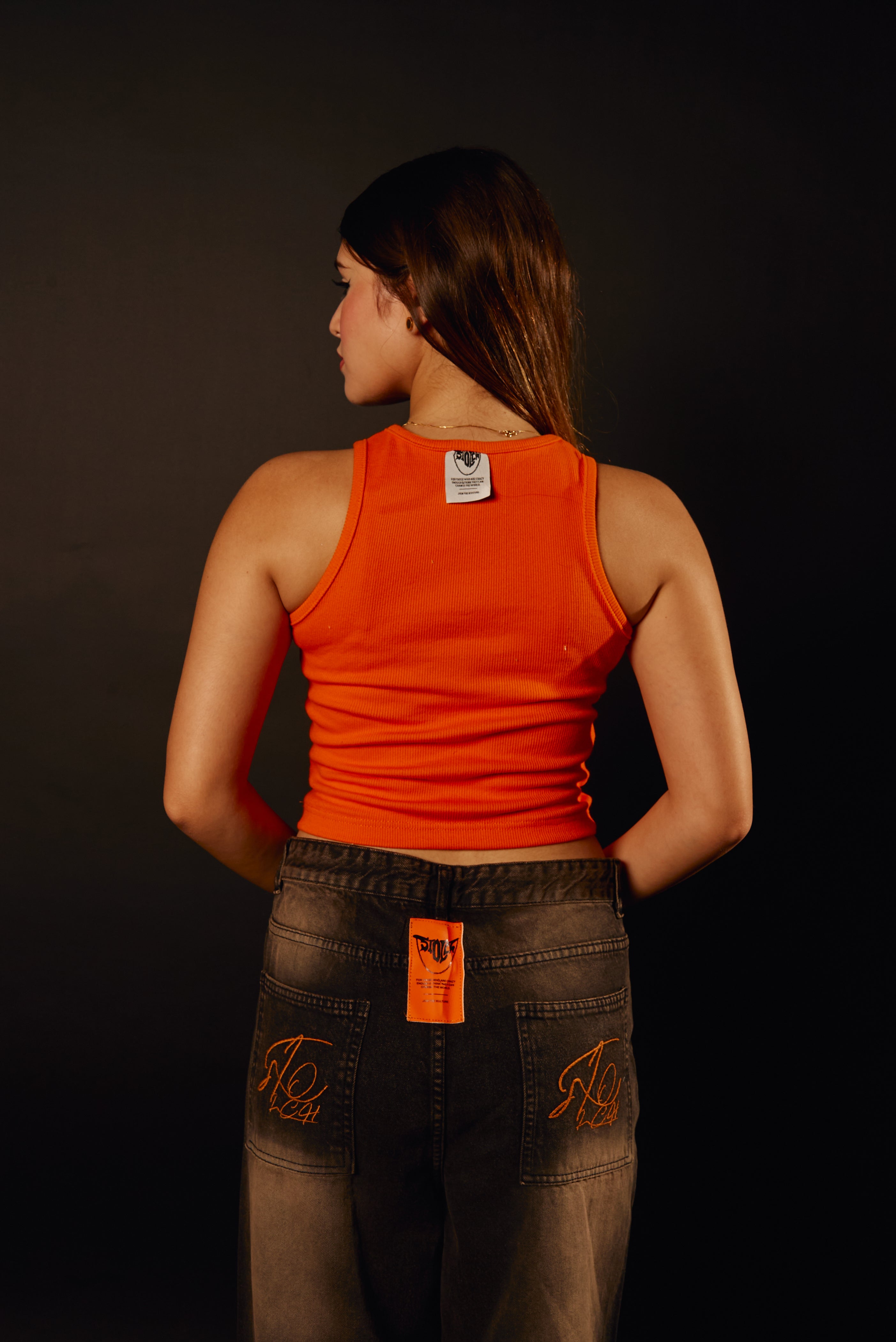 Orange Tank top