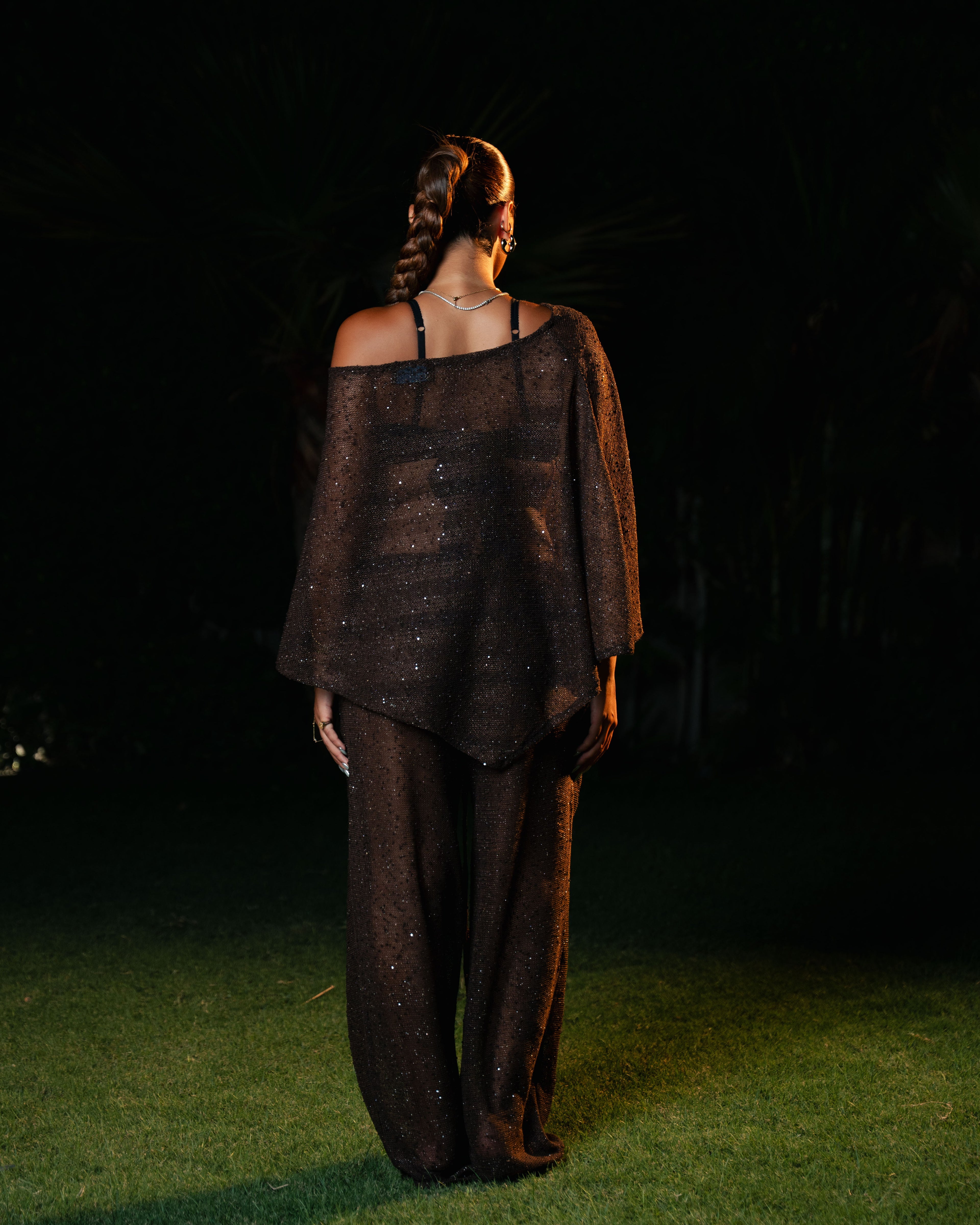 brown sparkle set