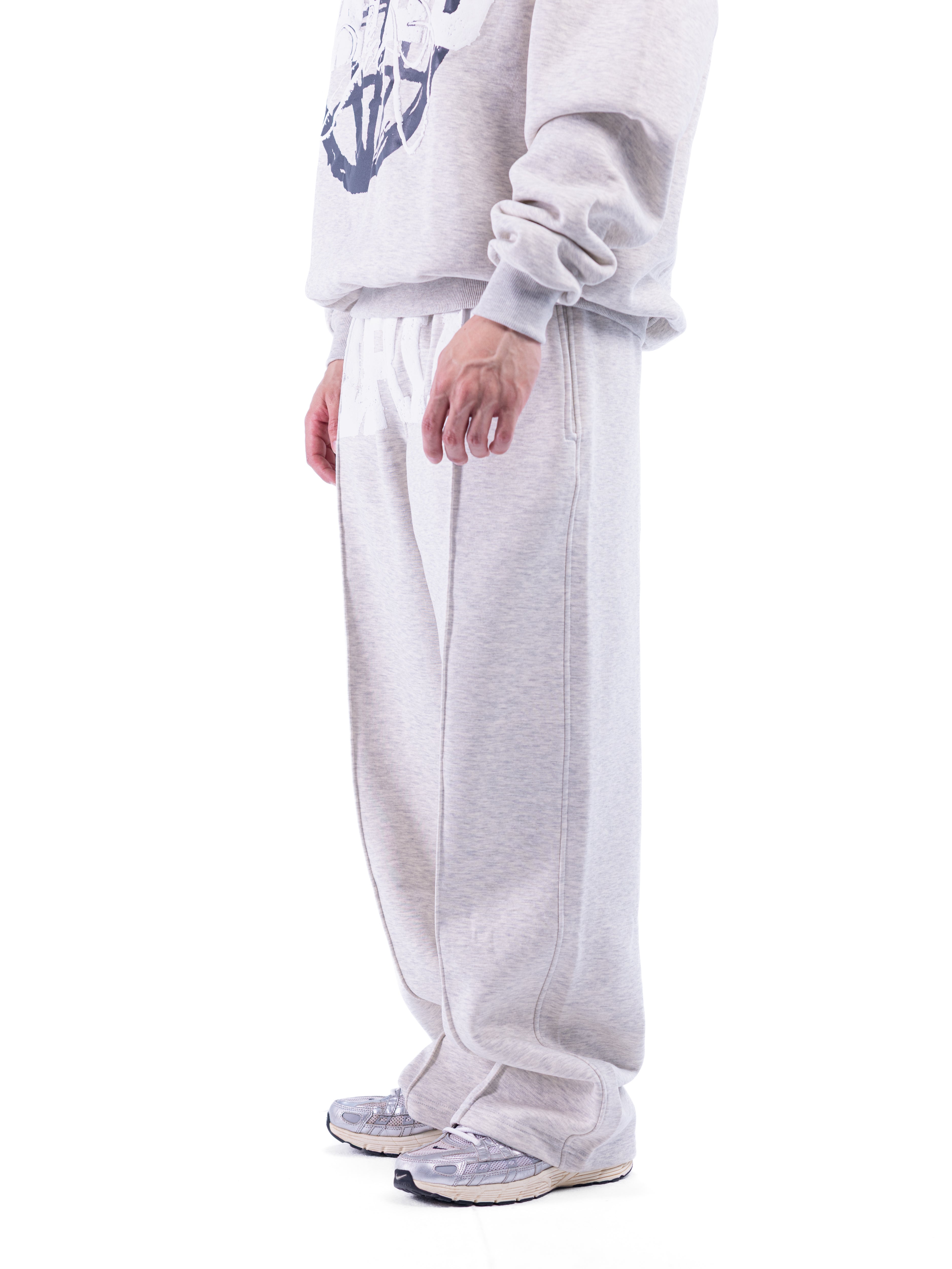 Grey wrldwide Sweatpants