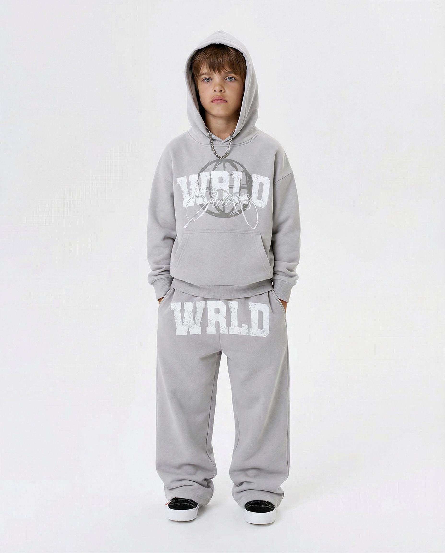 KIDS WRLDWIDE GREY FULL SET
