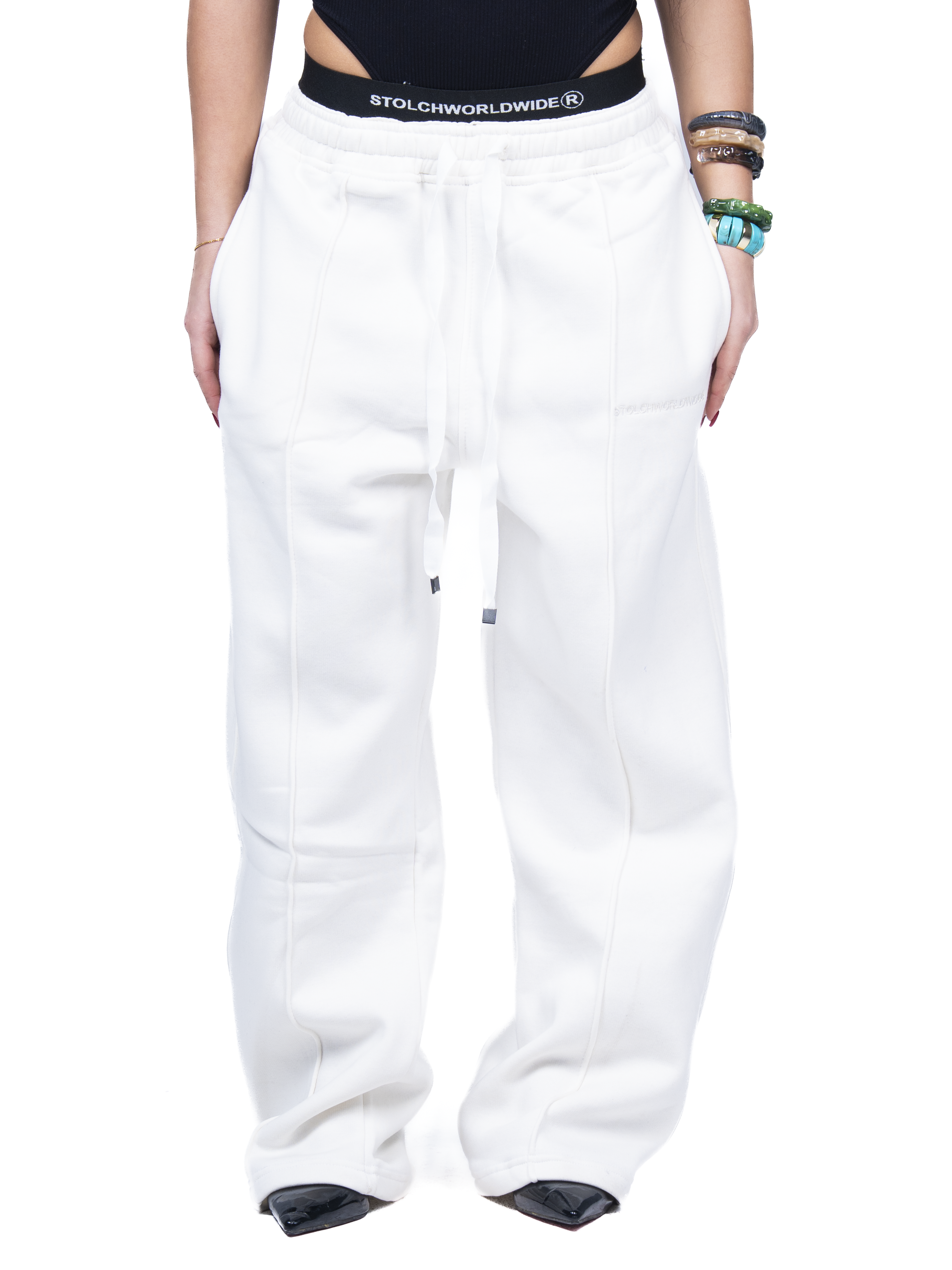 CORE SWEATPANTS IN OFF-WHITE